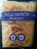 Mängden socker i macarrón rayado
