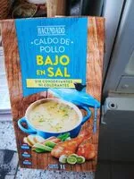 Mängden socker i Caldo de pollo bajo en sal
