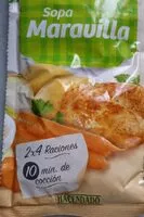 Mängden socker i Sopa maravilla