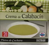 Mängden socker i Crema de Calabacín