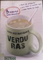 Mängden socker i Sopa instantánea verduras
