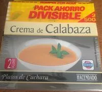 Mängden socker i Crema de calabaza