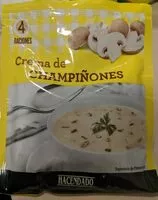 Mängden socker i Crema De Champiñones Deshidratada