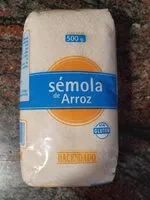 Mängden socker i Sémola de arroz