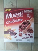 Mängden socker i Muesli Crunchy Chocolate