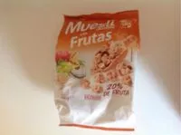 Mängden socker i Muesli Crunchy Fruta