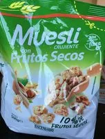 Mängden socker i Muesli con frutos secos