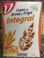 Mängden socker i Copos de arroz y trigo integral