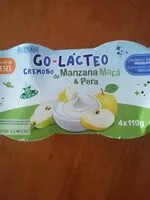 Mängden socker i Go-Lácteo cremoso de manzana y pera