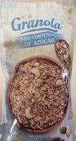 Mängden socker i Cereales y semillas granola con frutos secos bajo en azúcar