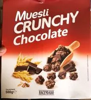 Mängden socker i Muesli crunchy chocolate