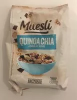 Mängden socker i Muesli con quinoa, chía y chocolate negro