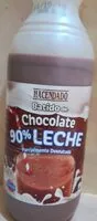 Mängden socker i Batido de chocolate 90% leche