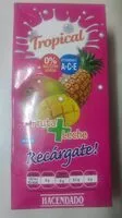 Mängden socker i Fruta + leche tropical