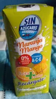 Mängden socker i Fruta+Leche Naranja Mango