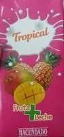 Mängden socker i Tropical fruta + leche