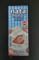 Mängden socker i Nata montar