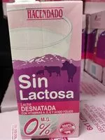 Mängden socker i Leche Sin Lactosa desnatada 0% Mg