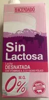 Mängden socker i Leche desnatada sin lactosa