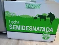 Mängden socker i Leche semidesnatada
