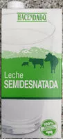 Mängden socker i Leche Semidesnatada