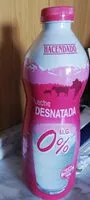 Mängden socker i Leche desnatada