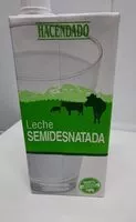 Mängden socker i Leche semidesnatada