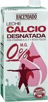 Mängden socker i Leche calcio desnatada