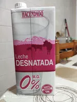 Mängden socker i Leche desnatada