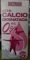 Mängden socker i Leche Calcio Desnatada
