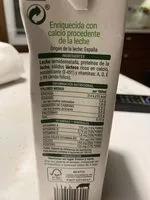 Mängden socker i Leche calcio Semidesnatada