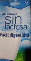 Mängden socker i Leche entera sin lactosa