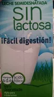 Mängden socker i Leche semidesnatada sin lactosa