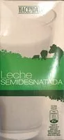 Mängden socker i Leche semidesnatada