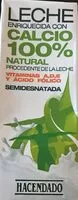 Mängden socker i Leche enriquecida con calcio 100% natural semidesnatada