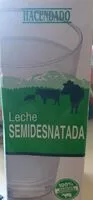 Mängden socker i Leche semidesnatada