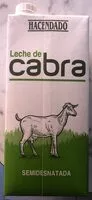 Mängden socker i Leche de cabra semidesnatada