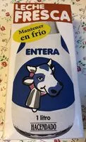 Mängden socker i Leche fresca - Entera