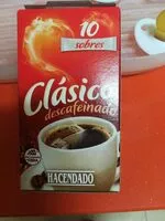 Mängden socker i Clasico descafeinado