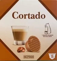 Mängden socker i Capsulas de café cortado