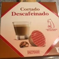 Mängden socker i Cortado descafeinado