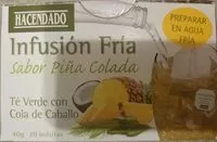 Mängden socker i Infusión frío sabor piña colada