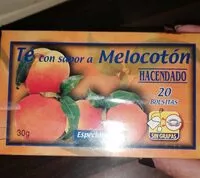 Mängden socker i Te con sabor melocoton