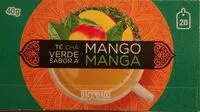 Mängden socker i Té verde sabor a mango