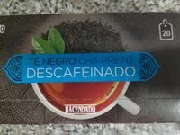 Mängden socker i Te negro descafeinado