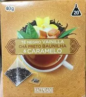 Mängden socker i Te negro vainilla y caramelo
