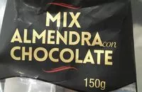 Mängden socker i Mix almendra con chocolate