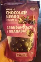 Mängden socker i Perlas de chocolate negro rellenas