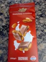 Mängden socker i Chocolate con almendras