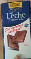 Mängden socker i Chocolate extrafino con leche y edulcorante